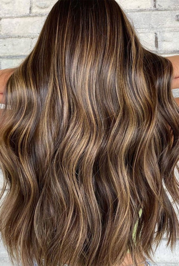 Subtle And Sun Kissed Caramel Highlights